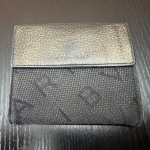 Bulgari Black and Gold Wallet Luxurious Design